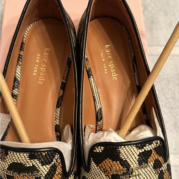 Kate Spade Shoes Womens Size 8.5 Flats Leopard Slip On - Picture 2 of 11